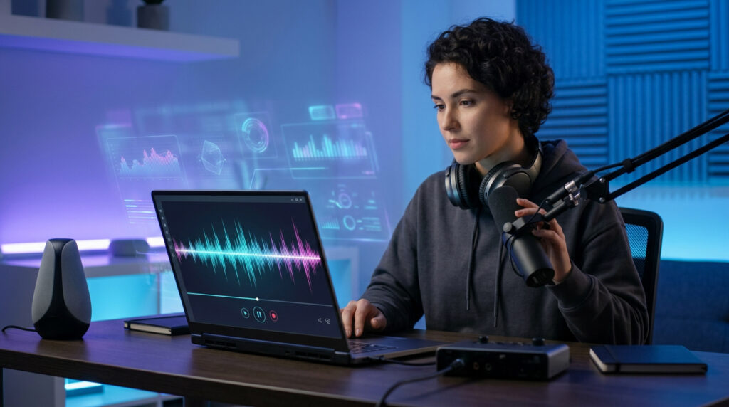 Hörbuch erstellen mit KI Audio Produktion