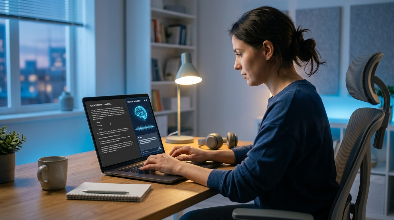 Hörbuch Text mit KI erstellen