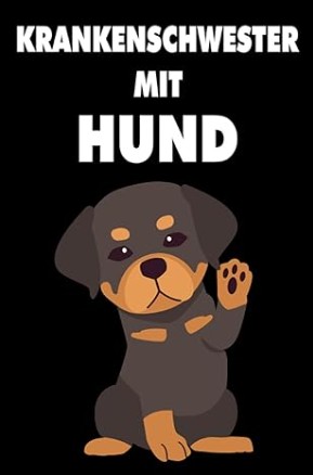 Notizbuch mit Hund Motiv für Tierliebhaber im medizinischen Bereich