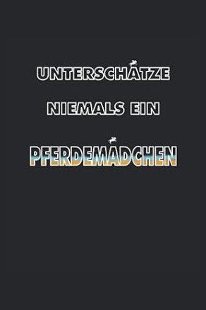 Modernes Pferde Tagebuch für Mädchen mit stilvollem Pferdebild