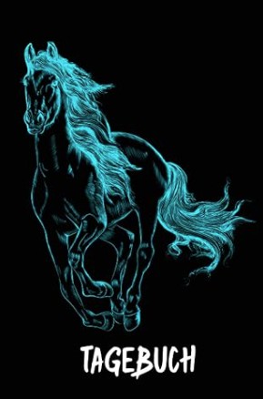 Pferde Tagebuch für Mädchen als Geschenk mit liebevollem Pferdemotiv