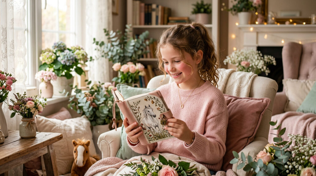 Pferde Tagebuch Geschenkidee für Mädchen