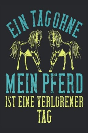 Kreatives Pferde Tagebuch für Mädchen mit schönem Pferdemotiv