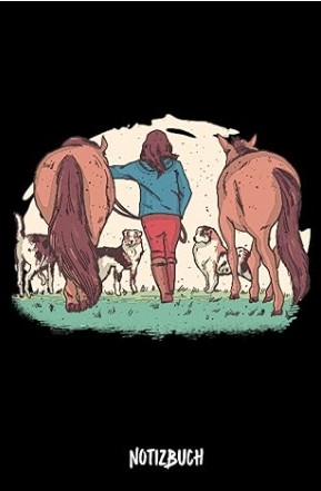 Kreatives Pferde Journal für Mädchen mit einzigartigem Pferdemotiv