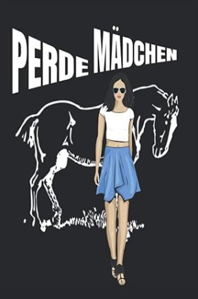 Pferde Tagebuch für Mädchen – Modernes Notizbuch