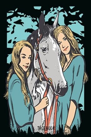 Schönes Pferde Journal für Mädchen mit liebevollem Pferdebild