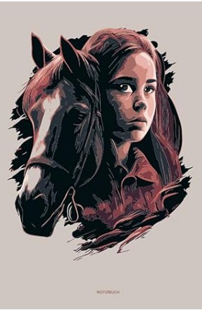 Klassisches Pferde Tagebuch für Mädchen mit traditionellem Pferdemotiv