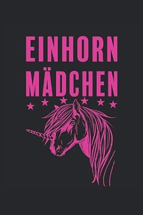 Einhorn Mädchen Notizbuch I Tagebuch– Modernes Notizbuch