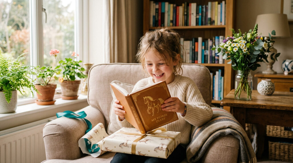 Pferde Tagebuch für Mädchen als Geschenk