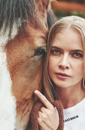 Modernes Pferde Journal für Mädchen mit stilvollem Pferdecover