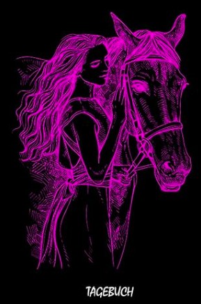 Schönes Pferde Journal für Mädchen mit liebevollem Pferdebild