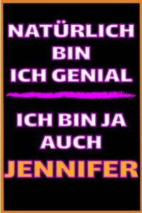 Sarkasmus Notizbuch mit lustigem Spruch für Jennifer