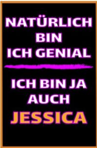 Sarkasmus Notizbuch mit lustigem Spruch für Jessica