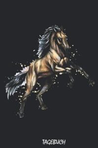 Pferde Tagebuch für Mädchen als Geschenk mit liebevollem Pferdemotiv