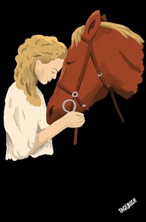 Verspieltes Pferde Notizbuch für Mädchen mit schönem Pferdebild