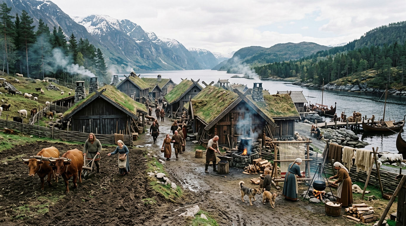 Wikinger Alltag im Dorf – so lebten sie wirklich