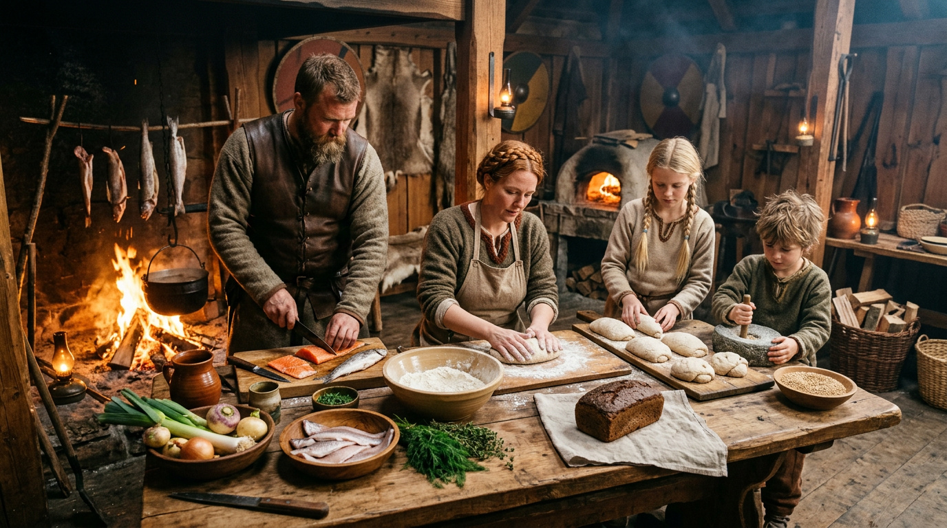Wikinger Alltag und Ernährung – das aßen sie wirklich