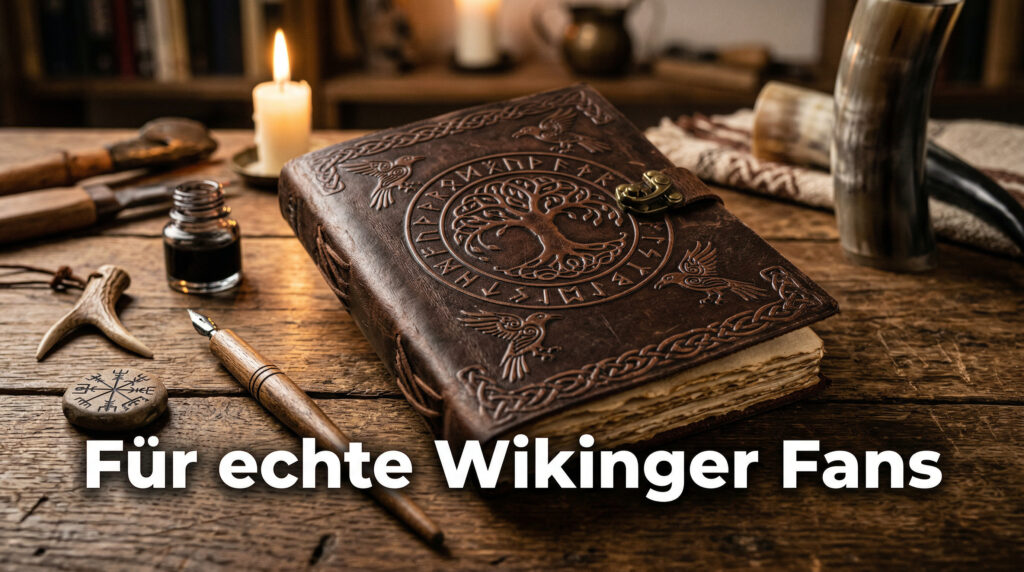 Wikinger Notizbuch Runen nordisches Design