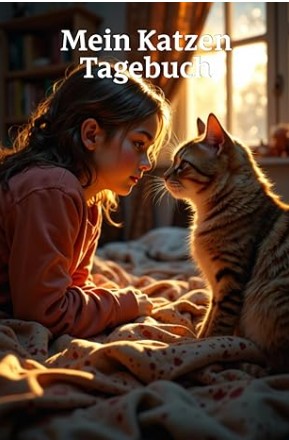 Tagebuch für Mädchen Katzenmotiv schreiben, Mein Katzen Tagebuch Katzenmädchen Notizbuch für Mädchen die Katzen lieben und ihre Gedanken festhalten