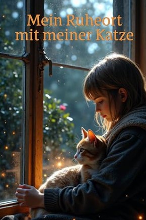 Mein Ruheort mit Katze Katzenmädchen Notizbuch für Mädchen die Katzen lieben und ihre Gedanken festhalten