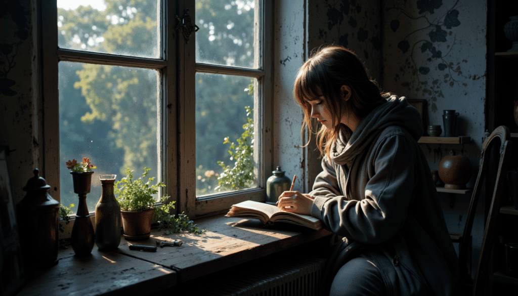 Tagebuch schreiben gegen negative Denkmuster bei Mädchen