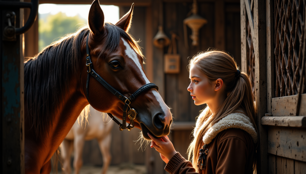 Selbstvertrauen durch Pferde,