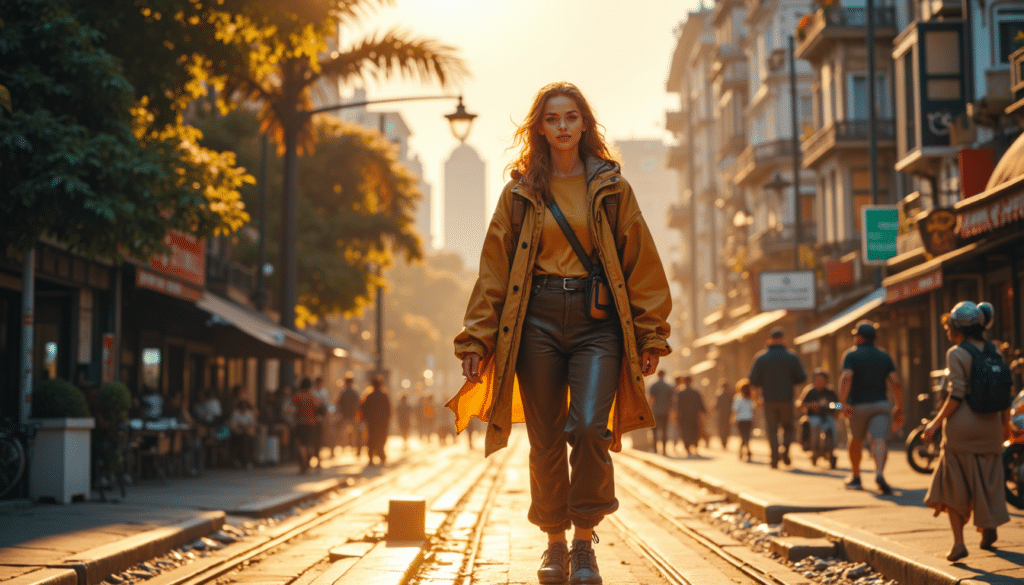 Selbstbewusstsein Mädchen stärken – Mädchen geht selbstbewusst nach vorne