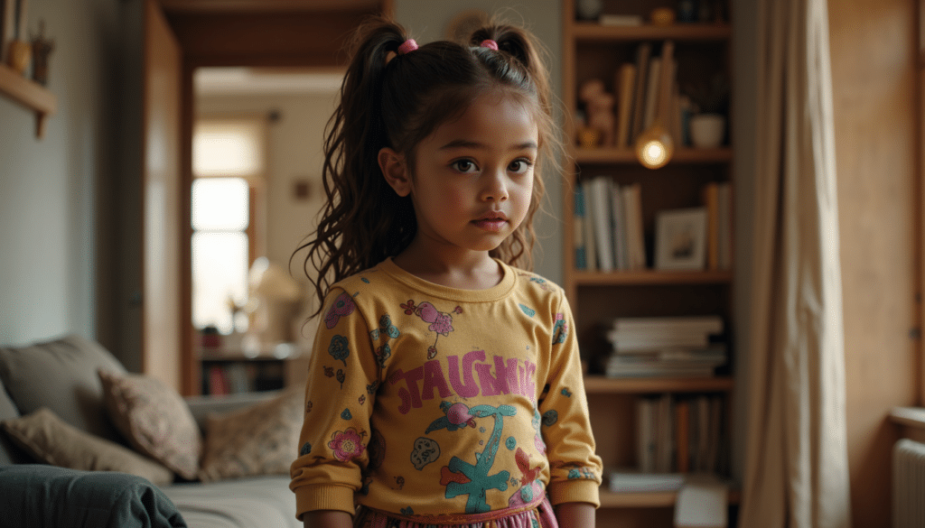 Selbstbewusstsein Mädchen stärken – selbstbewusstes Mädchen steht ruhig und stark