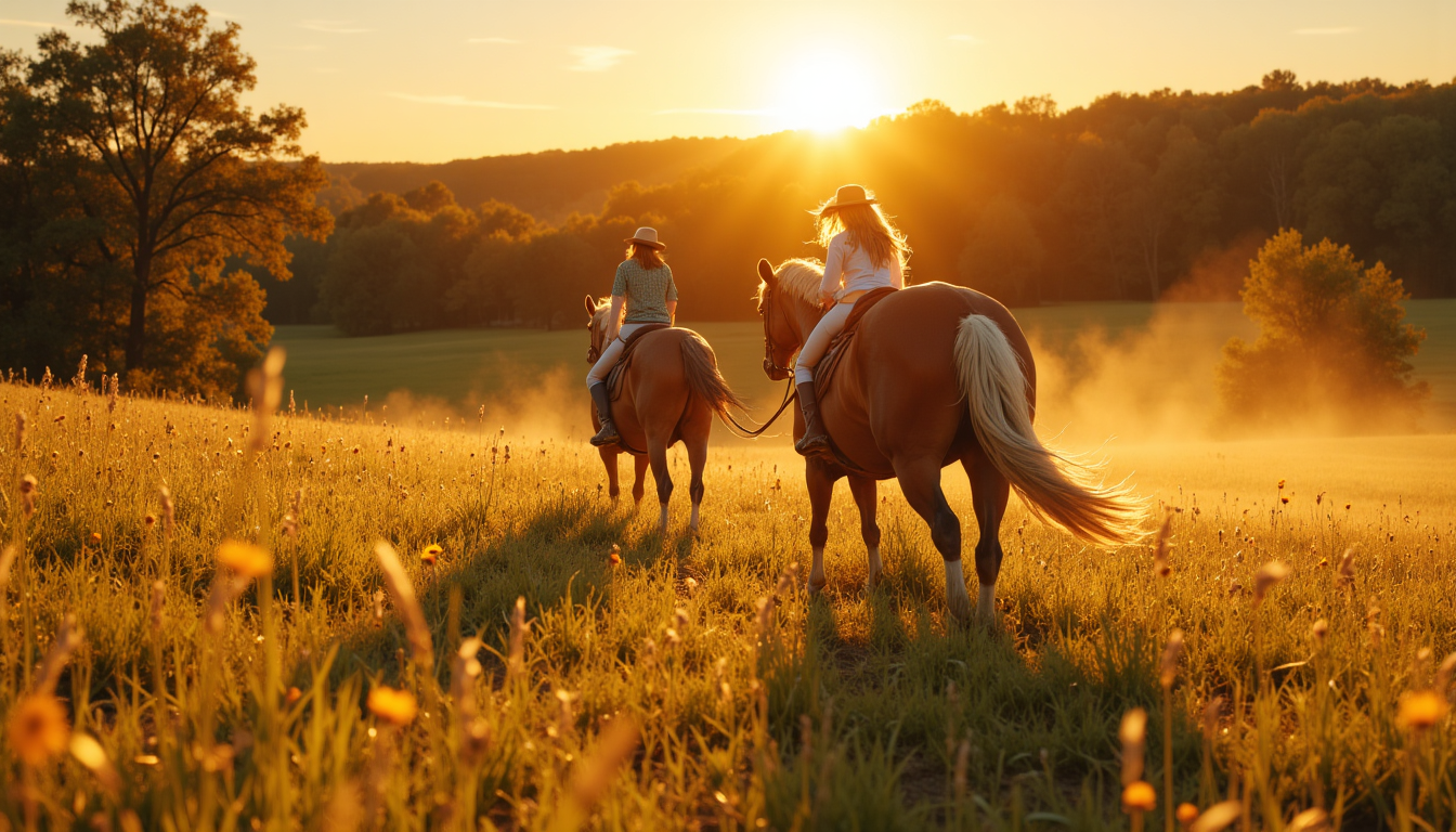Pferde-Mädchen umarmt ihr Pferd in einer warmen Szene voller Freundschaft, Vertrauen und Nähe