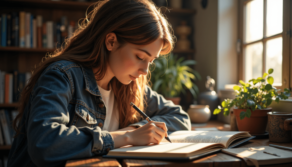 Selbstbewusstsein Mädchen stärken durch Tagebuch schreiben