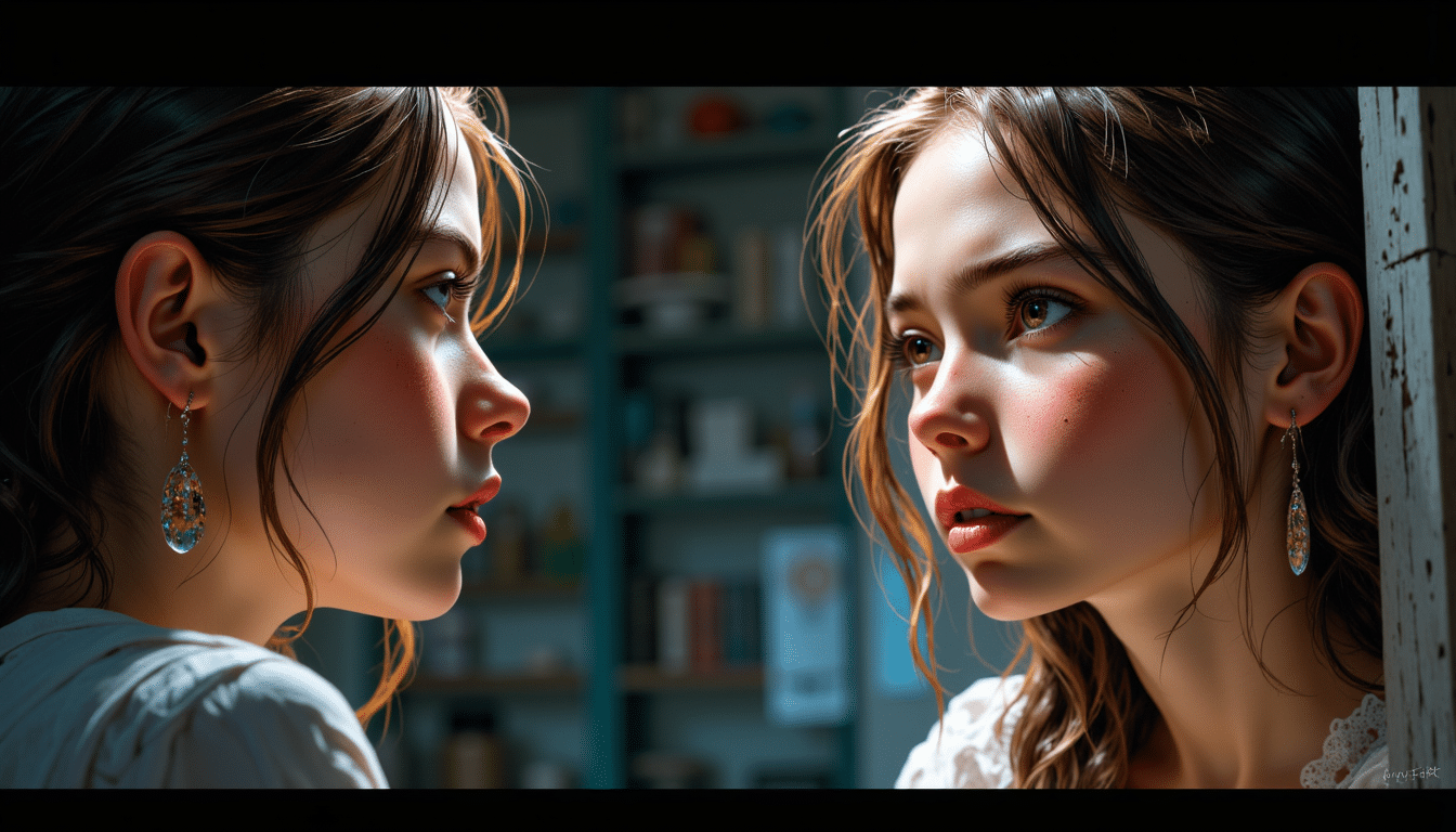 Unsicherheit durch negative Denkmuster bei Mädchen