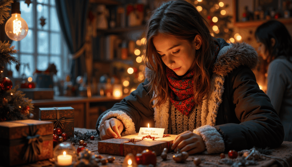 Pferdemädchen freut sich über kreatives Pferde Geschenk