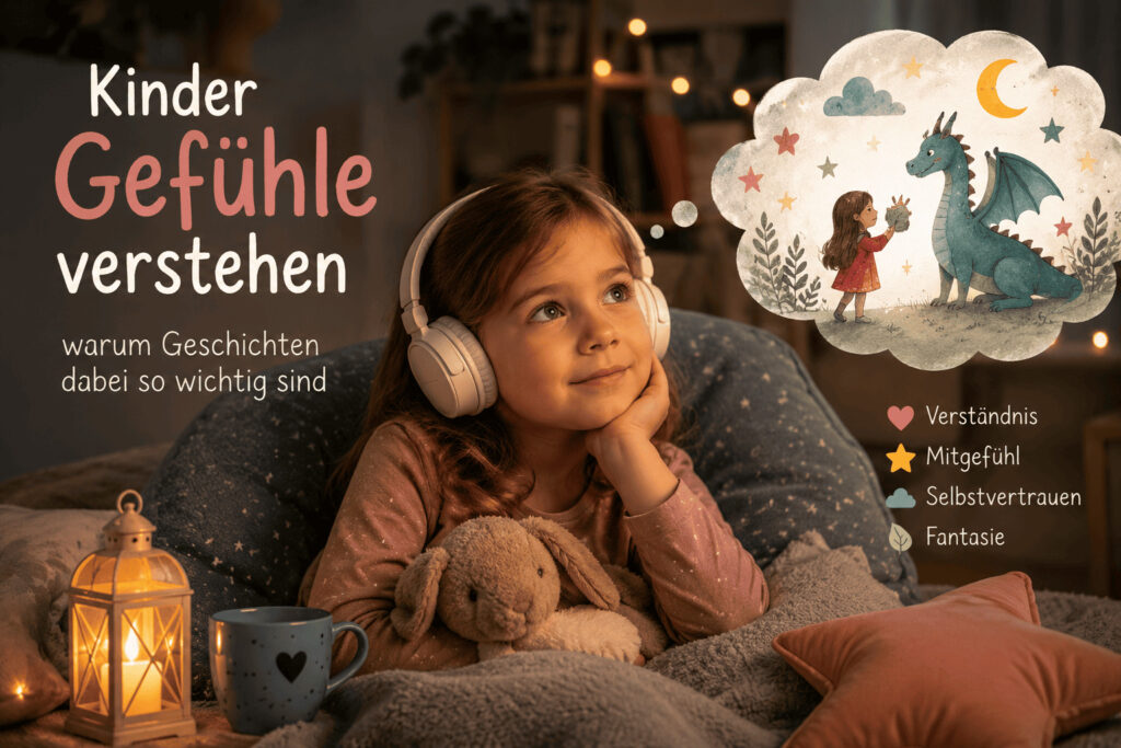 Kinder Gefühle verstehen durch Geschichten und Hörbücher