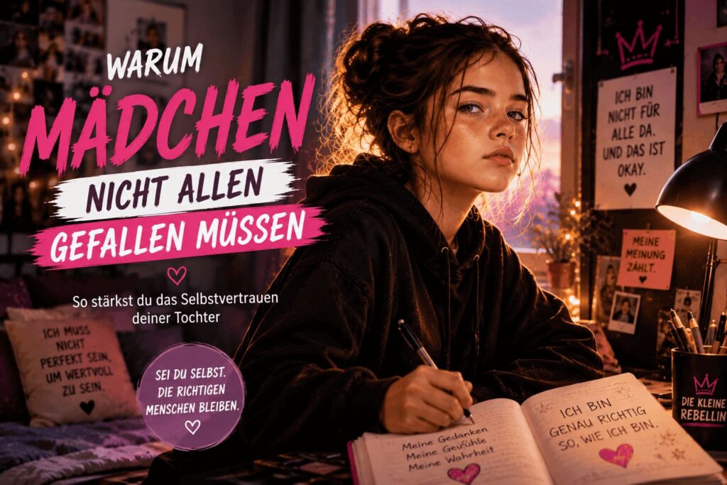 Mädchen lernt, dass sie nicht allen gefallen muss und entwickelt mehr Selbstvertrauen.